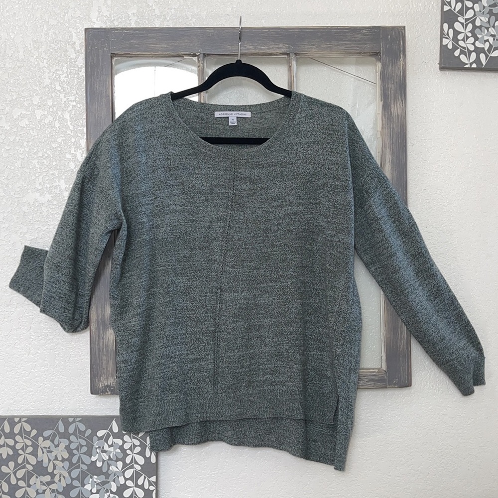 Olive Combo Color Pullover Sweater